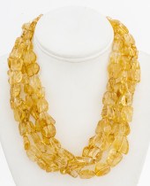 VINTAGE MULTI-STRAND CITRINE B