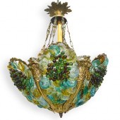 VINTAGE MURANO GLASS CHANDELIE