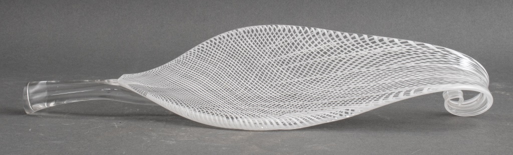 VINTAGE MURANO "LATTICINO" GLASS