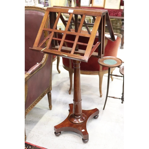 Vintage music stand, approx 110cm H