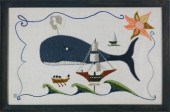 VINTAGE NANTUCKET CREWEL WORK