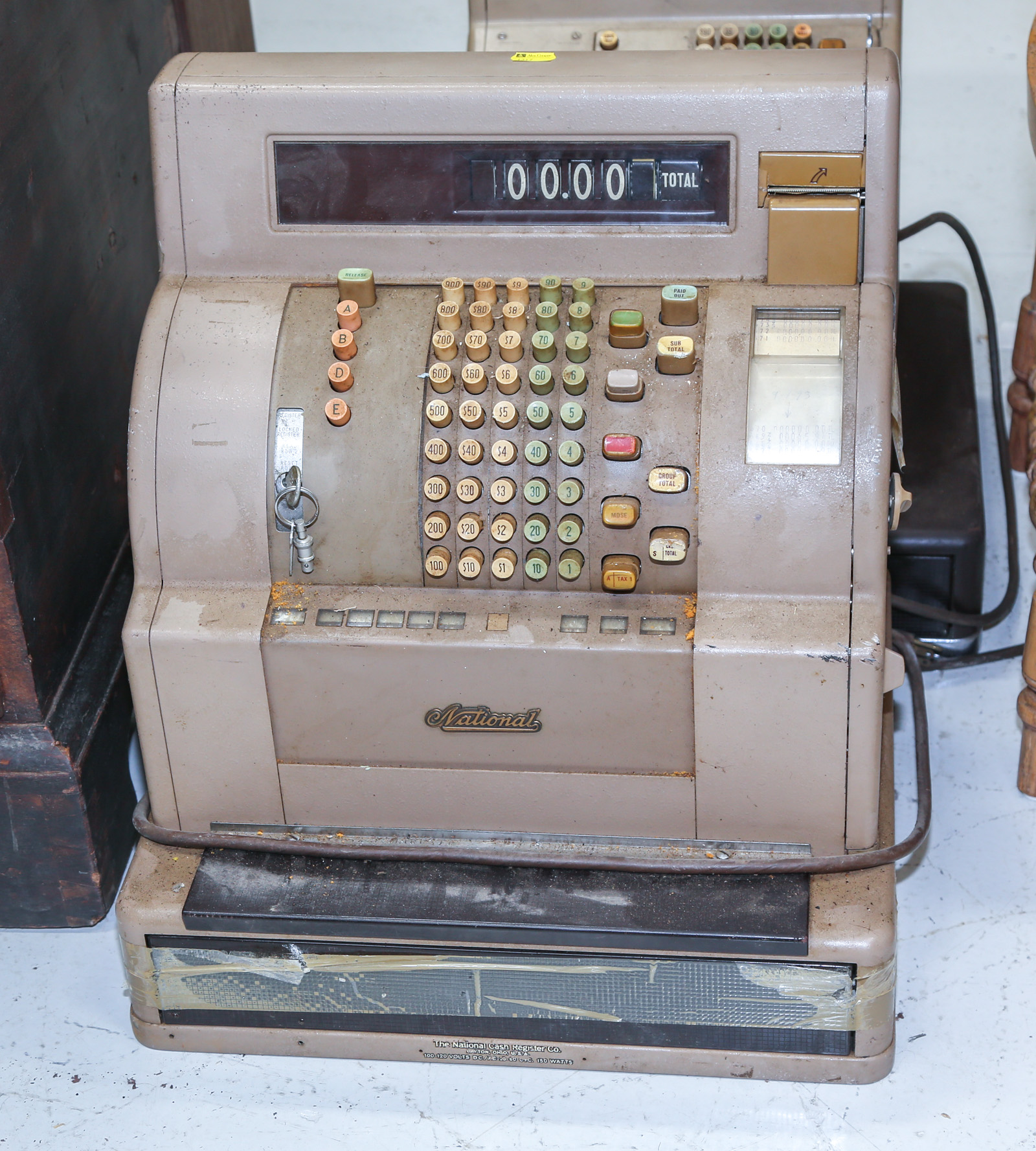 VINTAGE NATIONAL CASH REGISTER 20