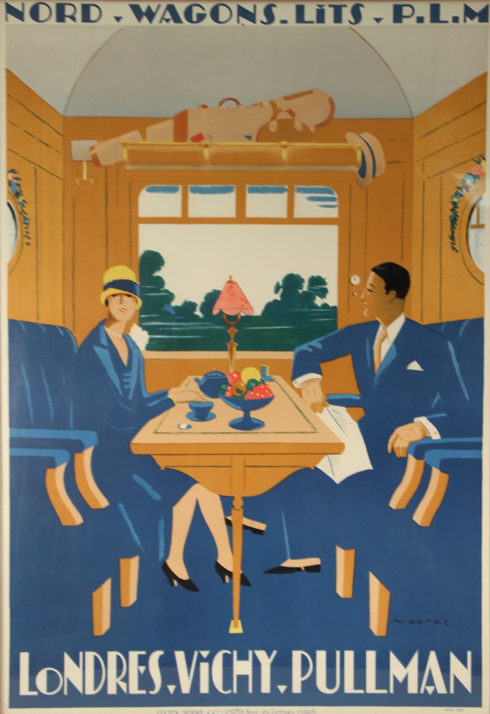 VINTAGE NAURAC LITHOGRAPHIC