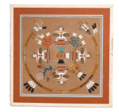 VINTAGE NAVAJO SAND PAINTING 4