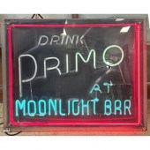 Vintage Neon Bar Sign. "Drink
