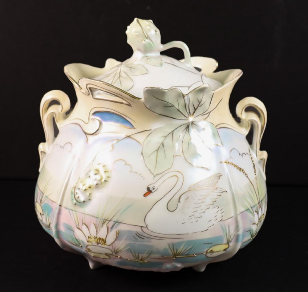 VINTAGE NIPPON PORCELAIN COVERED
