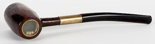 VINTAGE NOVELTY PIPE WITH DICE