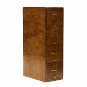 VINTAGE OAK FILING CABINET Cir