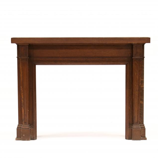 VINTAGE OAK FIREPLACE SURROUND