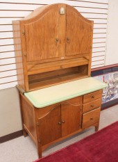 VINTAGE OAK 'HOOSIER' KITCHEN