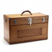 VINTAGE OAK MACHINIST CHEST Mi