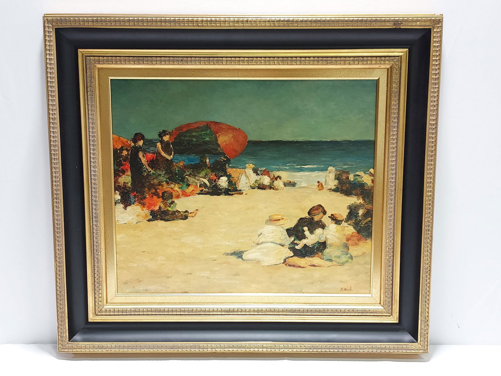 VINTAGE OIL ON CANVAS PAINTING