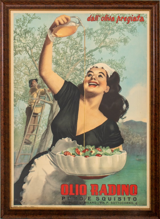 VINTAGE 'OLIO RADINO' ADVERTISING