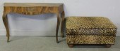 Vintage Olivewood Console and