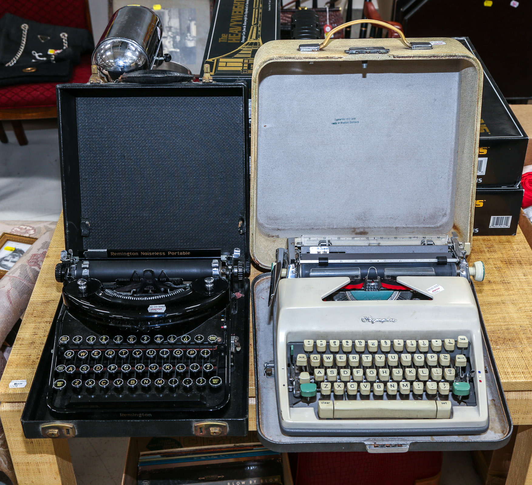 VINTAGE OLYMPIA & REMINGTON CASED