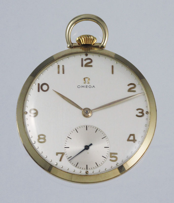 VINTAGE OMEGA 14K GOLD POCKET