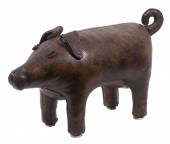 VINTAGE OMERSA LEATHER PIG FOO