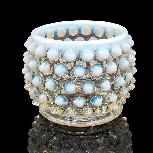 VINTAGE OPALESCENT GLASS VOTIVE