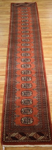 VINTAGE ORIENTAL BOKARA RUNNER