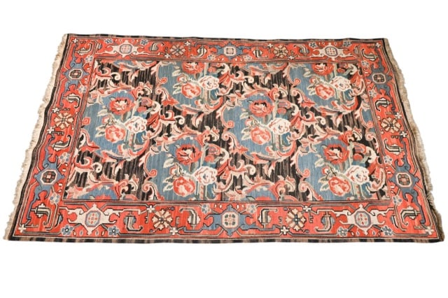 VINTAGE ORIENTAL HAND WOOVEN