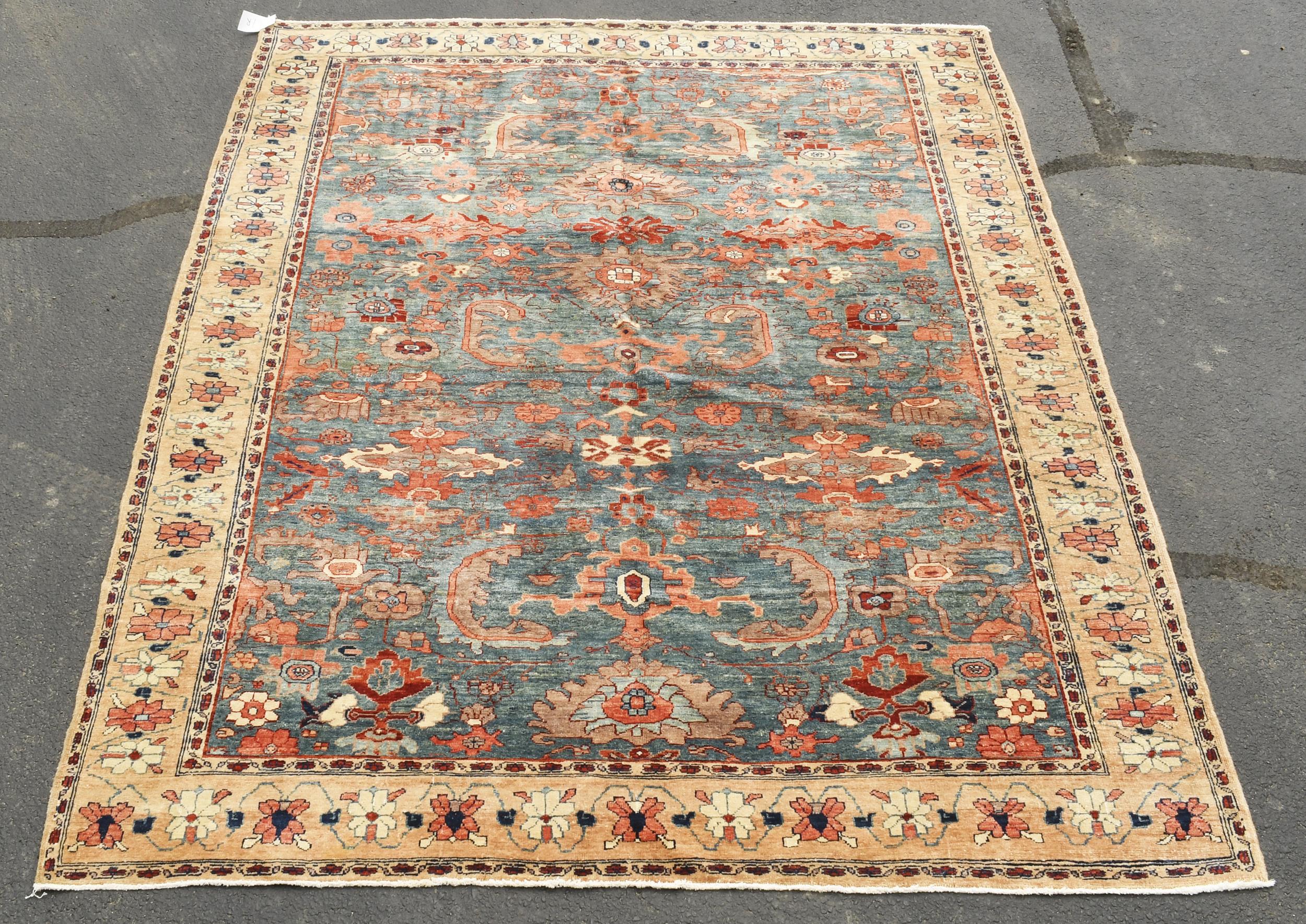 VINTAGE ORIENTAL ROOM SIZE RUG.