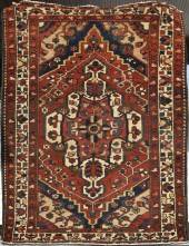 VINTAGE ORIENTAL SCATTER RUG.