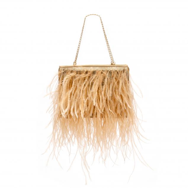 VINTAGE OSTRICH FEATHER THEATRE