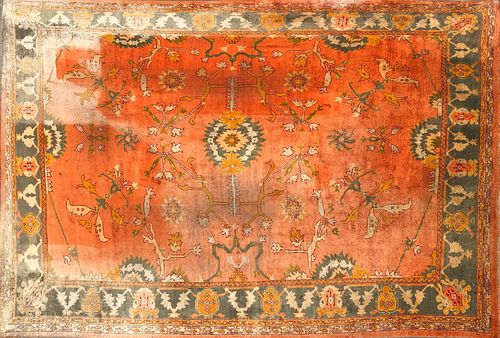 VINTAGE OUSHAK HAND WOVEN WOOL