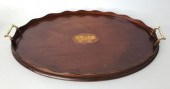 VINTAGE OVAL SATINWOOD INLAID