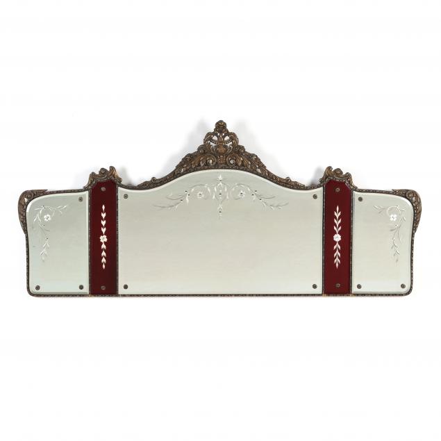 VINTAGE OVER-MANTEL EGLOMISE