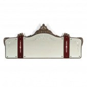 VINTAGE OVER-MANTEL EGLOMISE T