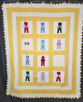 Vintage Overall Bill Quilt c19