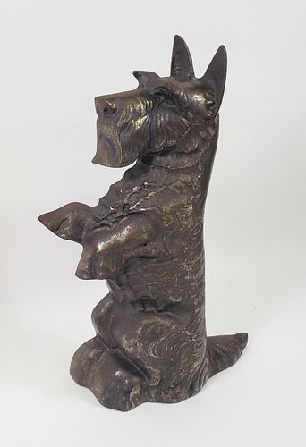 VINTAGE OVERSIZED CAST IRON FIGURAL