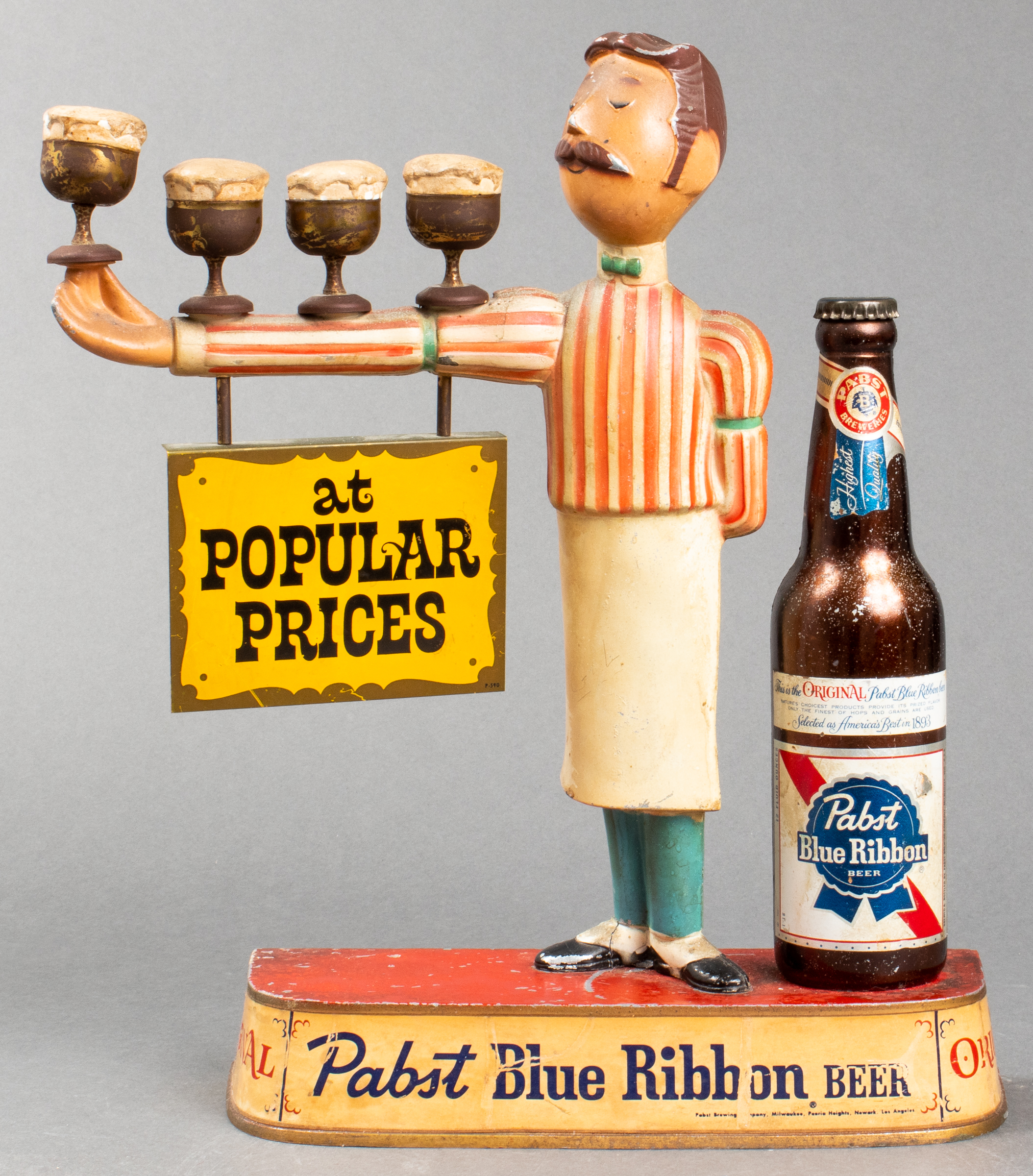 VINTAGE PABST BLUE RIBBON BARTENDER