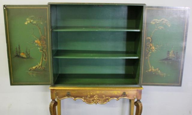 Vintage Painted Chinoiserie