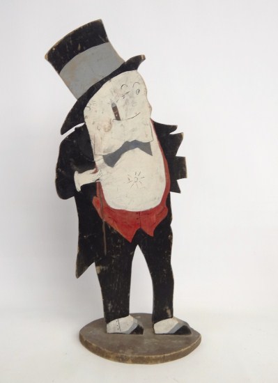 Vintage painted figure with