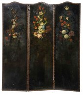 VINTAGE PAINTED LEATHER THREE