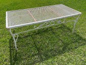 VINTAGE PAINTED METAL GARDEN S