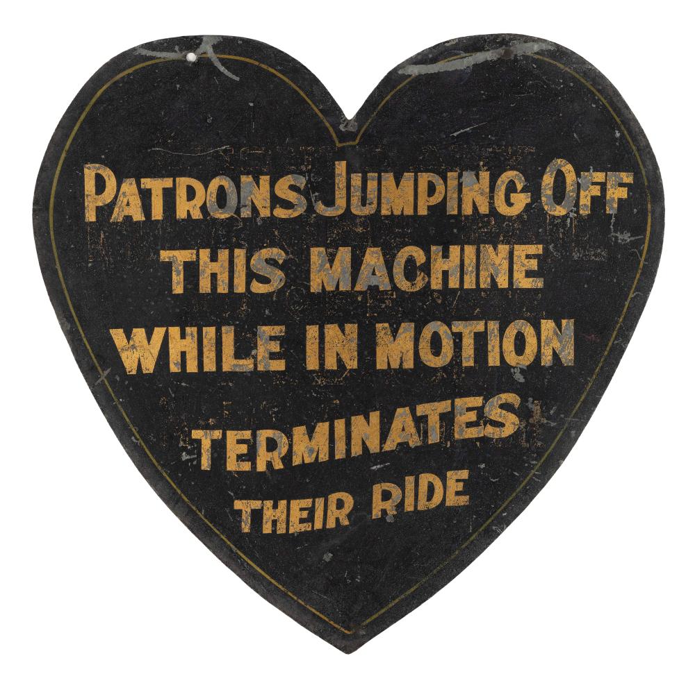 VINTAGE PAINTED METAL