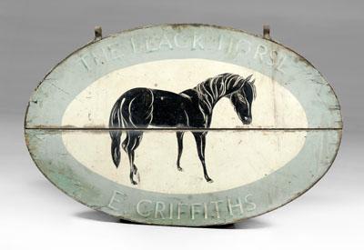 Vintage painted tavern sign,