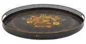 VINTAGE PAINTED TOLEWARE SERVI