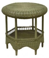 VINTAGE PAINTED WICKER PATIO S