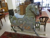 VINTAGE PAINTED WOOD AND FIBER