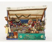 Vintage painted wood garden ma