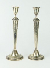 VINTAGE PAIR OF 14" STERLING S