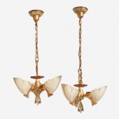 VINTAGE PAIR OF ART DECO "BATW