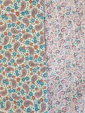 Vintage Paisley Print Fabrics.
