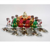 Vintage party favors; foil cow