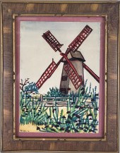 VINTAGE PAT COFFIN WATERCOLOR