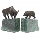 VINTAGE PATINATED BRONZE AND V